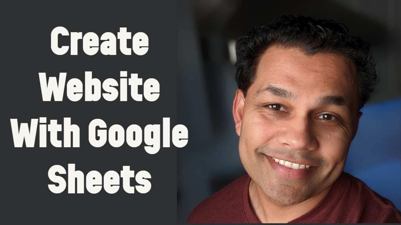Create Website With Google Sheet