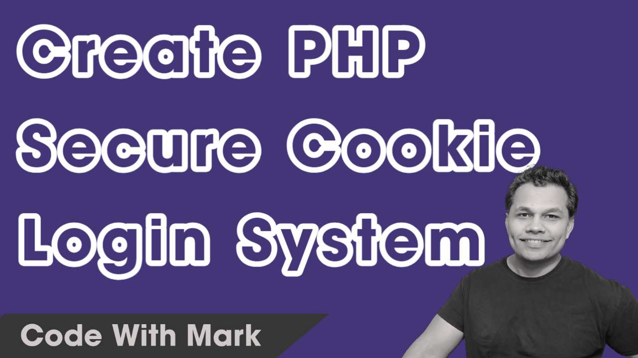 Create PHP Secure Cookie Login System